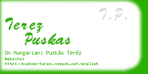 terez puskas business card